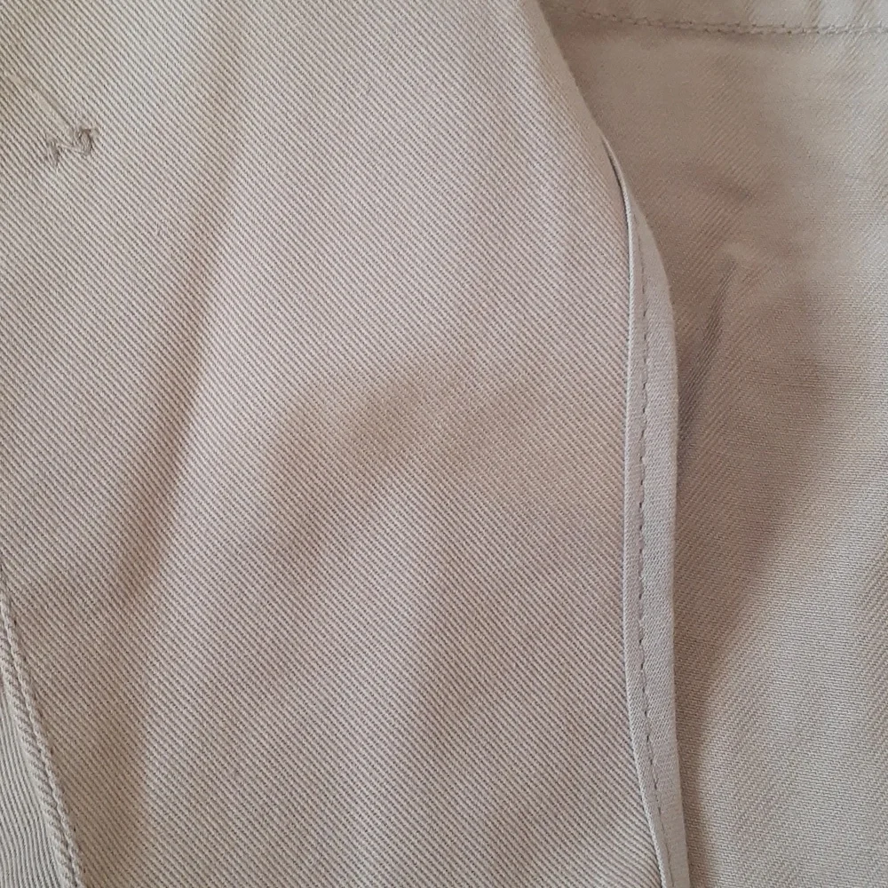 A.P.C. Single Breasted Short Classic Beige Tan Camel Cotton Trenchcoat Size 34 - Picture 5 of 10